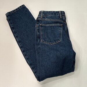 Vtg Bongo high waist dark wash mom jeans, 9R, original slim